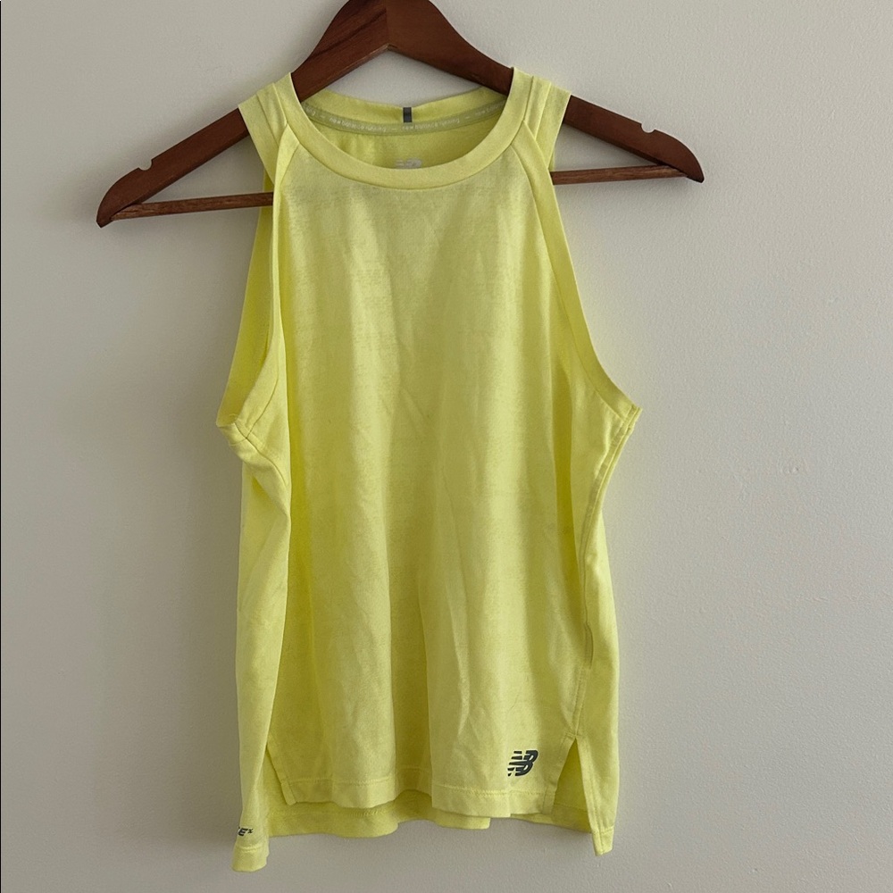 New Balance Women's Bright Yellow Tank Top